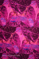 Z Flower Fabric Frond Una's Garden Leaf Purple Snap 5171 - Beautiful Quilt 