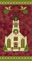Christmas Fabric, Silent Night, Cathedral Panel 5079 - Beautiful Quilt 