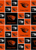Sports Fabric, College Team Sports, Oregon State 7218 - Beautiful Quilt 