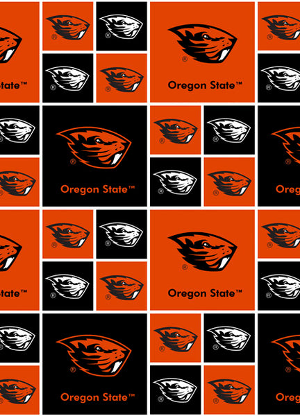 Sports Fabric, College Team Sports, Oregon State 7218 - Beautiful Quilt 