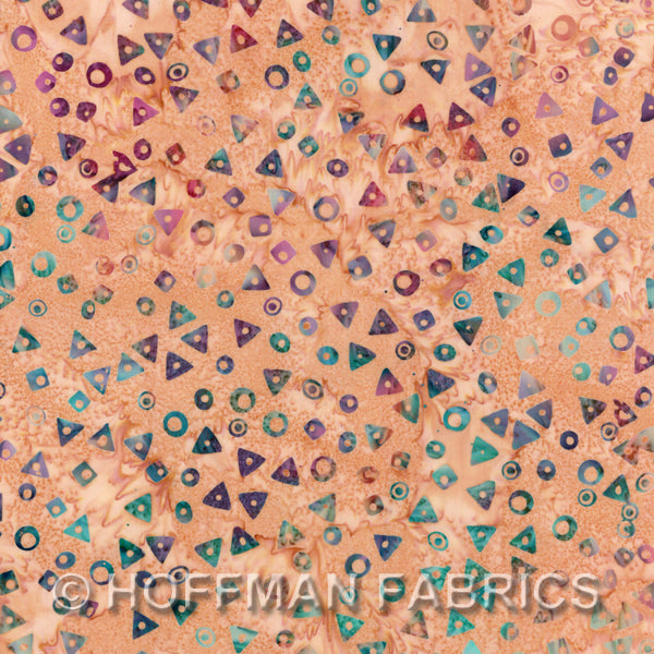 Batik Fabric Hoffman Fabrics geometric september 3106 - Beautiful Quilt 