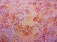 Batik Fabric Hoffman Fabric flowers camelia 2570 - Beautiful Quilt 