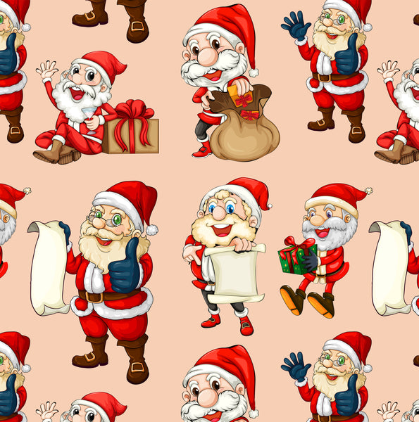 Christmas Fabric, Santa Fabric, Checking His List, Cotton or Fleece 2042 - Beautiful Quilt 