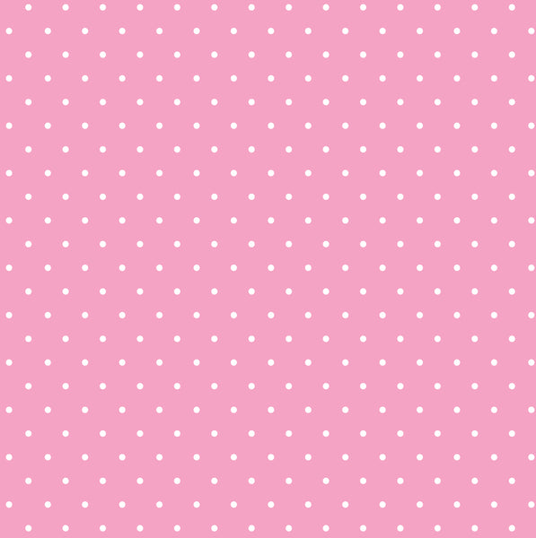 Pink Dotted Swiss Fabric, Mini Dots, Cotton or Fleece, 3843 - Beautiful Quilt 