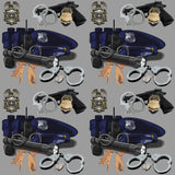 Police Fabric, Police Equipment Fabric, Cotton or Fleece 1313 - Beautiful Quilt 