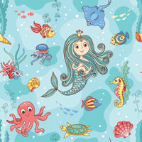 Children's Mermaid Fabric