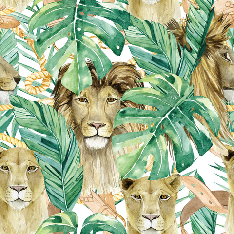 Lion Fabric