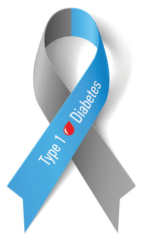 Diabetes Awareness Ribbon Fabric
