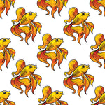Fish Fabric, Custom Print Fabric, Fancy Goldfish Fabric 5596 - Beautiful Quilt 