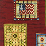 Quilts on a barn fabric quilts red 2141 - Beautiful Quilt 