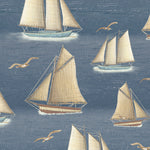 Lighthouse Fabric QT Seaside Sail Boats 5024 - Beautiful Quilt 