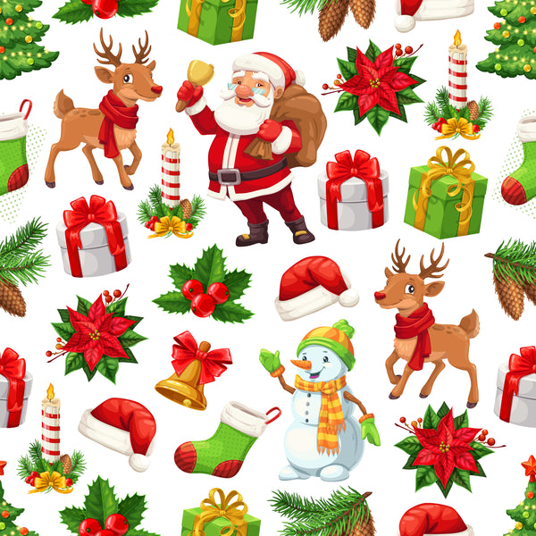 Christmas Fabric, All Good Things for Christmas, Cotton or Fleece 2044 - Beautiful Quilt 