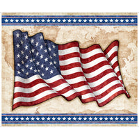 Patriotic Fabric, Flag Fabric Panel, 2279 - Beautiful Quilt 