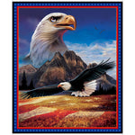 Patriotic Fabric, Eagle Fabric Panel 2284 - Beautiful Quilt 