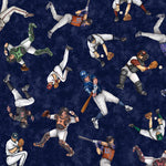 Sports Fabric, Baseball Fabric, Baseball Players, 3982 - Beautiful Quilt 
