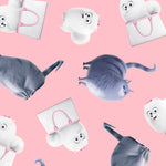 Cat Fabric Secret Life of Pets Fabric Chloe and Gidget Tossed 5035 - Beautiful Quilt 