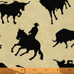 Western Fabric Farm Fabric Up horse and cow 3035 - Beautiful Quilt 