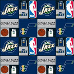 Sports Fabric, Team NBA Basketball Fabric, Jazz Utah 4331 - Beautiful Quilt 