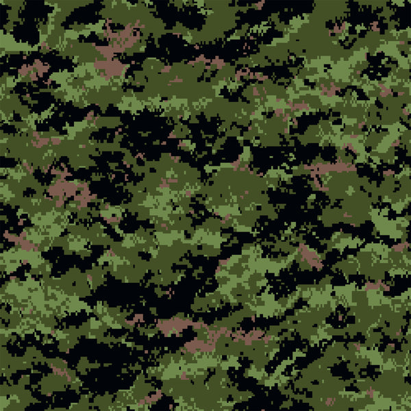 Military Fabric, Black Camouflage Fabric, Cotton or Fleece 2262