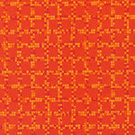 Blender Fabric RK Color Union Squares Orange 4622 - Beautiful Quilt 