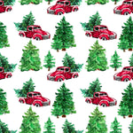 Christmas Fabric, Christmas Truck and Christmas Tree Fabric, 3975 - Beautiful Quilt 