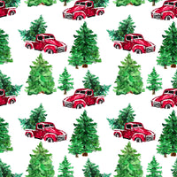 Christmas Fabric, Christmas Truck and Christmas Tree Fabric, 3975 - Beautiful Quilt 