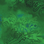 Blender Fabric Benartex Dreamscape Emerald Green 5143 - Beautiful Quilt 