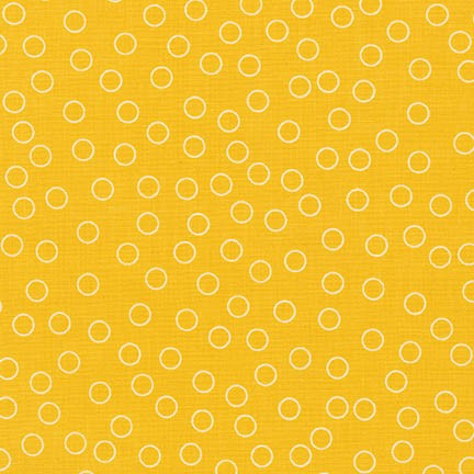 Polka Dot Fabric RK Remix Blender Fabric Yellow 4898 - Beautiful Quilt 