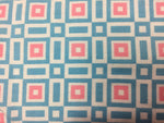 Flannel Fabric, Onesies and Things, Geometric Blue and Pink 7219 - Beautiful Quilt 