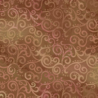 Blender Fabric QT Ombre Scroll Brown Sable 4934 - Beautiful Quilt 