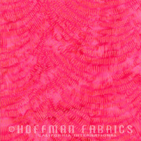 Batik Fabric Hoffman Bali Batik Geometric pink 4234 - Beautiful Quilt 