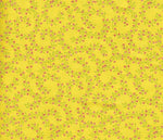 Blender Fabric, Garden Baby Swirl, Mini Flowers Yellow 7101 - Beautiful Quilt 