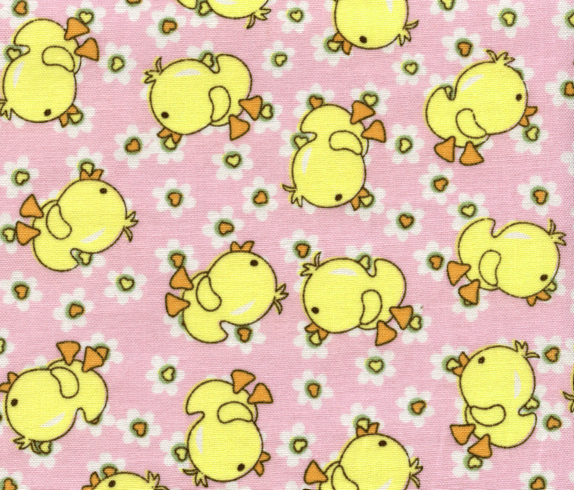 Baby Fabric, Baby Talk, Baby Duck Fabric 7168 - Beautiful Quilt 