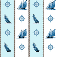 Beach Fabric, Sail Away, Sail Boats in Stripes 7233 - Beautiful Quilt 