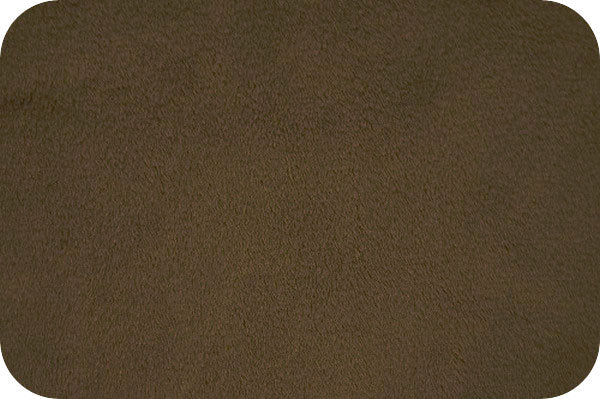 Cuddle Fabric, Shannon, Minky Solid 90" wide, brown 3802 - Beautiful Quilt 
