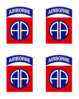 Military Fabric, 82nd Airborne Division Patch US Army Fabric Panel, Cotton or Fleece 655 - Beautiful Quilt 