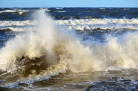Ocean Fabric, Custom Print Fabric, Waves Crashing on Shore 5422 - Beautiful Quilt 