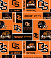 Sports Fabric, College Team Sports, Oregon State University Fabric 3039 - Beautiful Quilt 
