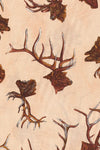 Wildlife Fabric Elk Fabric The Elk Gathering heads of elk 4057 - Beautiful Quilt 