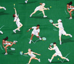 Sports Fabric, Tennis Fabri, Players on the Court 5647 - Beautiful Quilt 