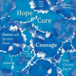 Cancer Fabric, Colon Cancer Fabric, Inspirational Words, Cotton or Fleece 7117 - Beautiful Quilt 