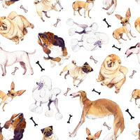 Dog Fabric, Multiple Breeds, 100% Cotton or Fleece 1472 - Beautiful Quilt 