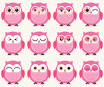 Baby Fabric, Pink Owl Fabric, Cotton or Fleece 2081 - Beautiful Quilt 