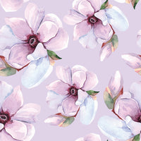 Flower Fabric, Watercolor Flower Fabric in light mauve, 1569 - Beautiful Quilt 