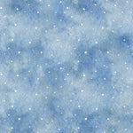Blender Fabric, Blue Fabric with random Dots, Cotton or Fleece, 3853 - Beautiful Quilt 