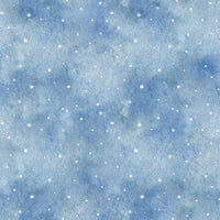 Blender Fabric, Blue Fabric with random Dots, Cotton or Fleece, 3853 - Beautiful Quilt 