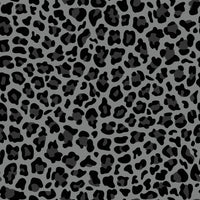 African Fabric, Black and Gray Leopard Fabric on Gray, Cotton or Fleece, 3505 - Beautiful Quilt 