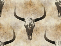 Cow Fabric, Texas Long-Horn Cows, Cotton or Fleece, 3860 - Beautiful Quilt 