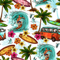 Sports Fabric, Surfing Fabric, Cotton or Fleece 3779 - Beautiful Quilt 