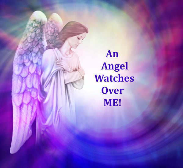 Religious Fabric, Angel Fabric Panel, An Angel Watches Over Me 5898 - Beautiful Quilt 